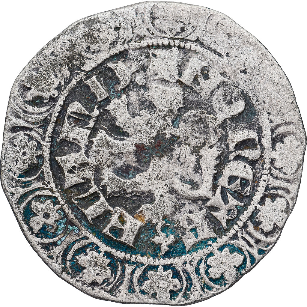 Münze, Frankreich, Flanders, Louis II de Mâle, Gros, 1346-1384, S+, Silber