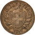 Coin, Switzerland, 2 Rappen, 1897, Bern, AU(50-53), Bronze, KM:4.2