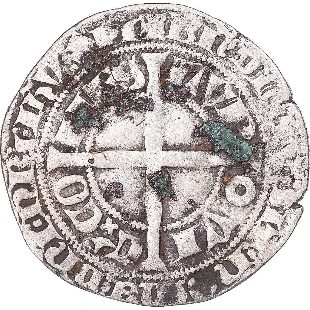 Moneta, Francja, Flanders, Louis II de Mâle, Gros, 1346-1384, VF(30-35)