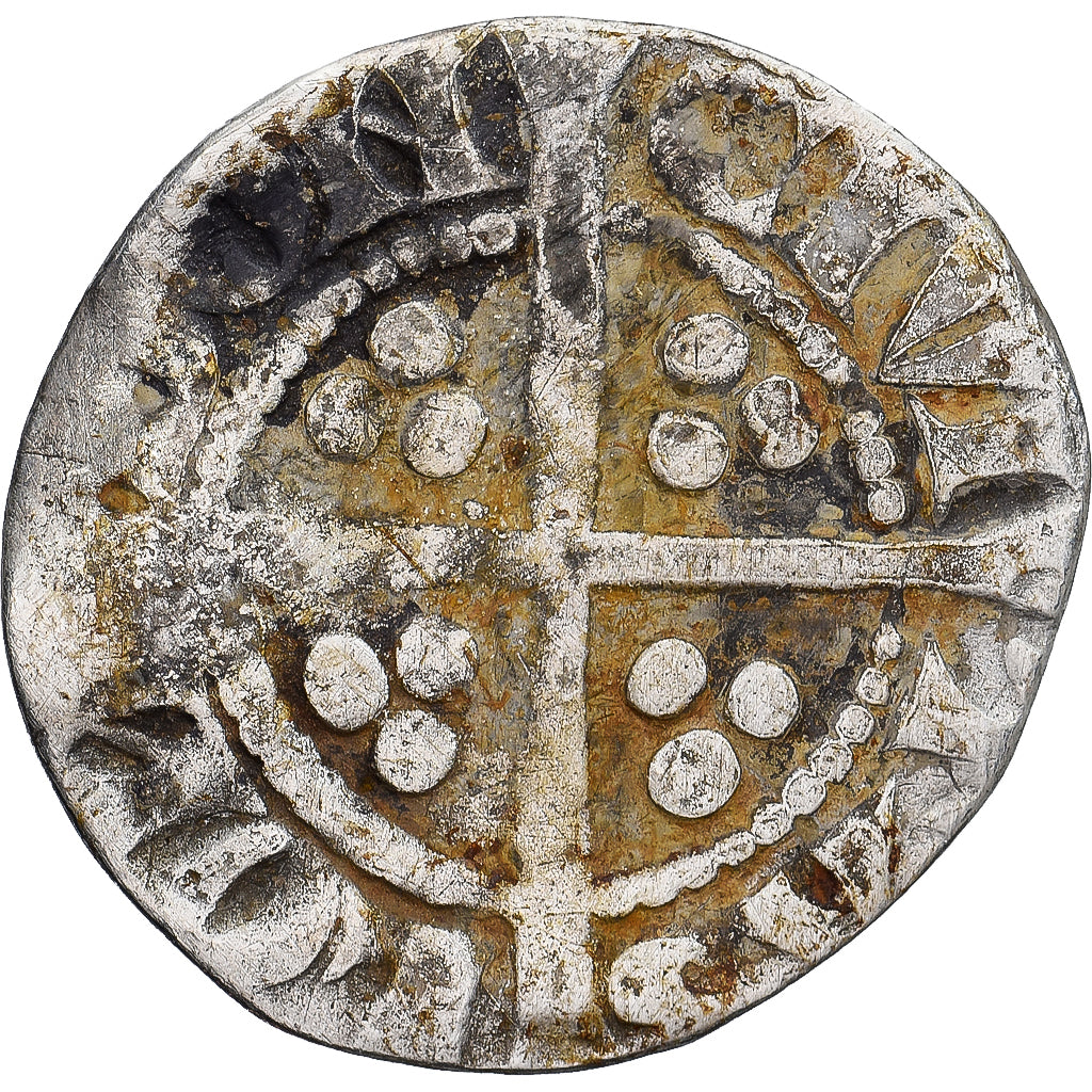 Munten, Groot Bretagne, Edward I, II, III, Penny, London, FR+, Zilver
