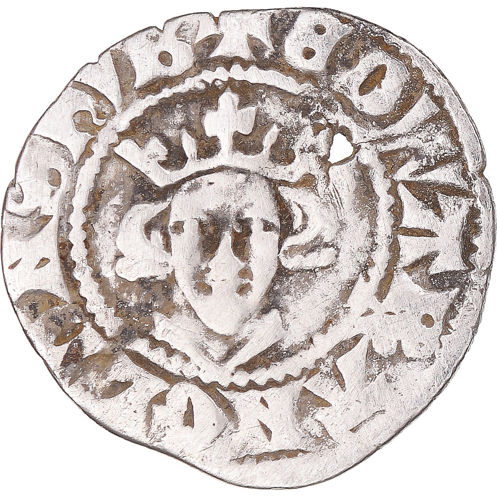 Munten, Groot Bretagne, Edward I, II, III, Penny, London, FR+, Zilver