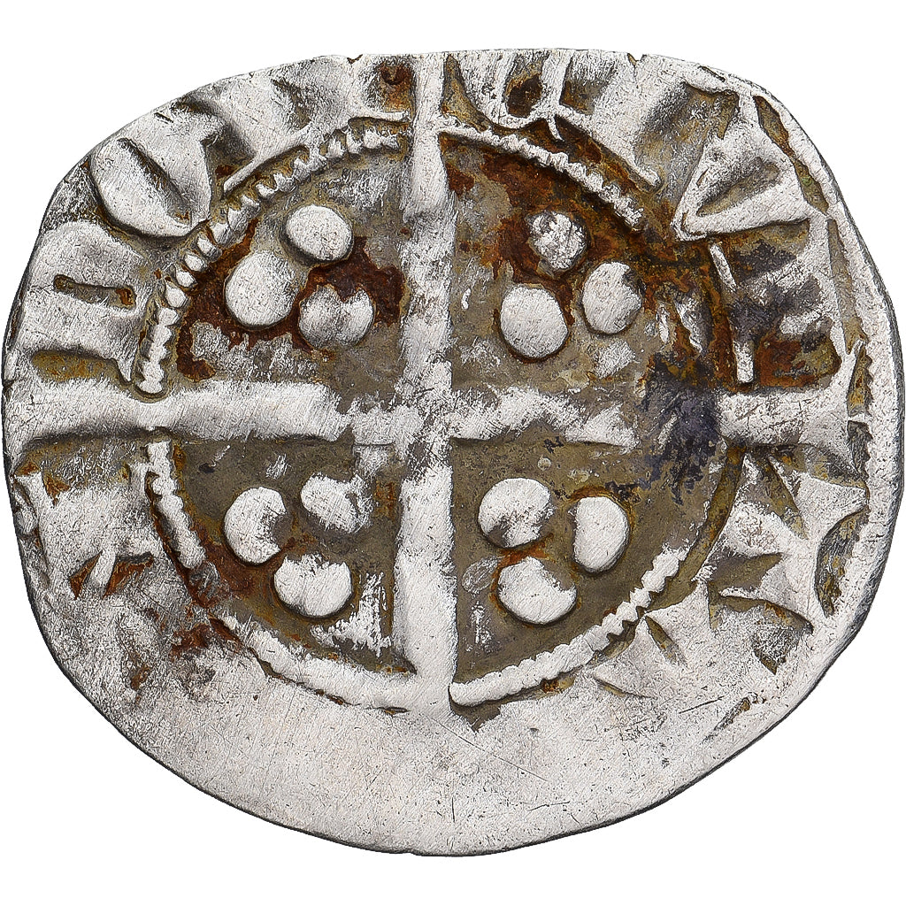 Monnaie, Grande-Bretagne, Edward I, II, III, Penny, Londres, TB+, Argent