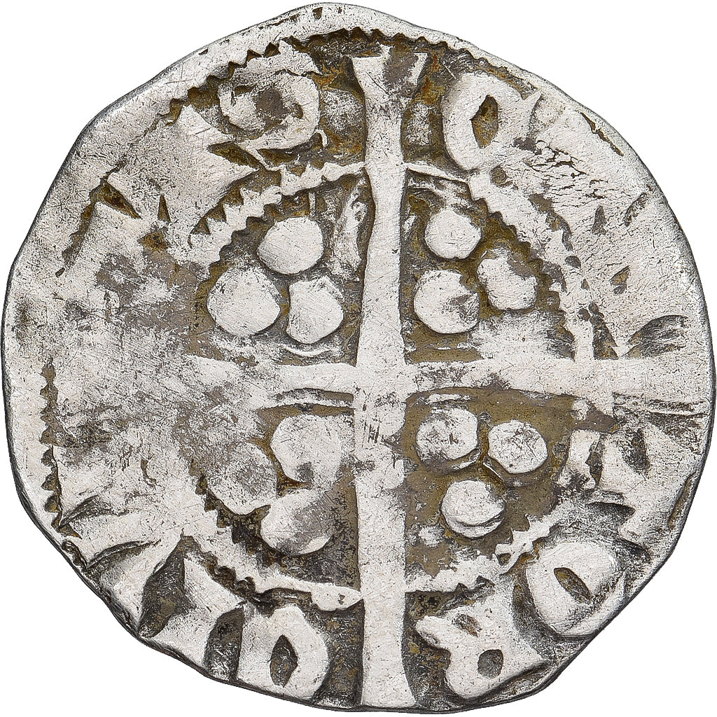 Coin, Great Britain, Edward I, II, III, Penny, Canterbury, VF(30-35), Silver