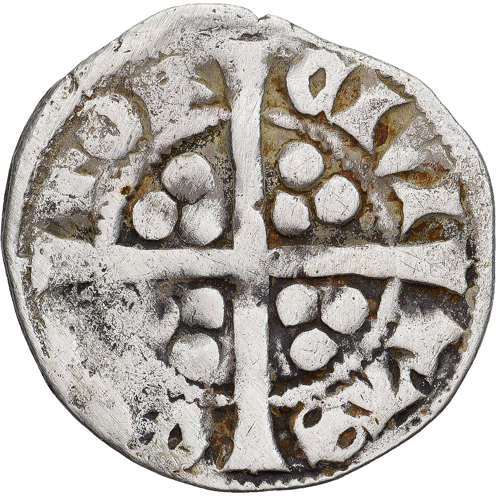 Coin, Great Britain, Edward I, II, III, Penny, Canterbury, VF(30-35), Silver