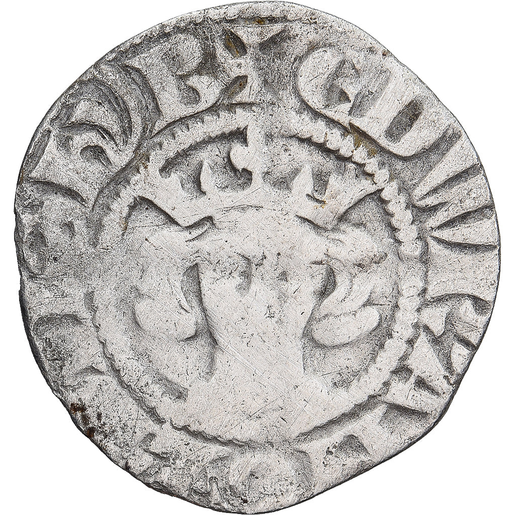 Coin, Great Britain, Edward I, II, III, Penny, Canterbury, VF(30-35), Silver