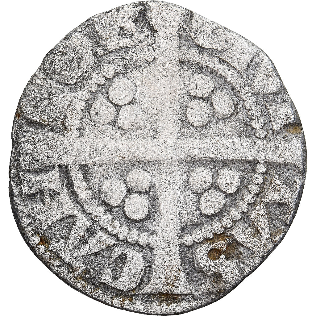 Coin, Great Britain, Edward I, II, III, Penny, Canterbury, VF(30-35), Silver