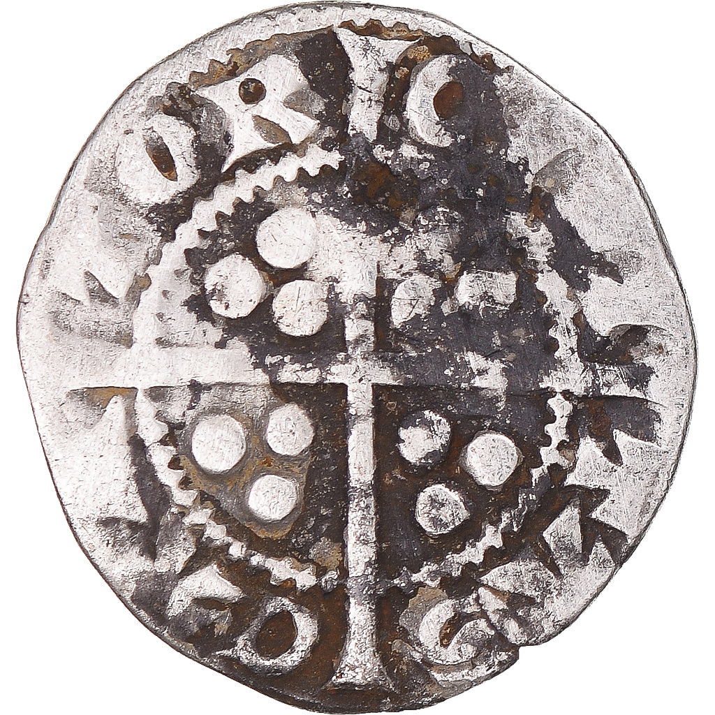 Monnaie, Grande-Bretagne, Edward I, II, III, Penny, Canterbury, TB+, Argent