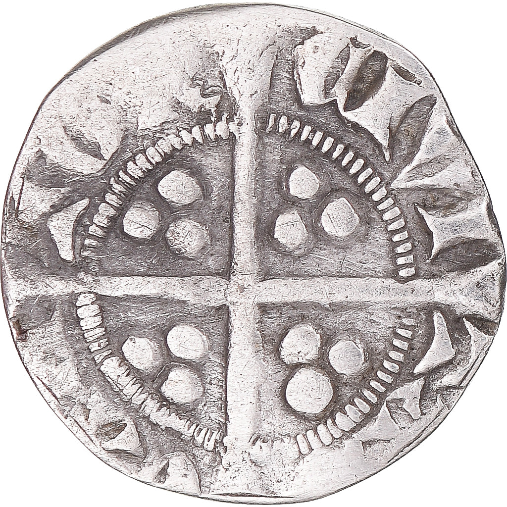 Moneda, Gran Bretaña, Edward I, II, III, Penny, Canterbury, BC+, Plata