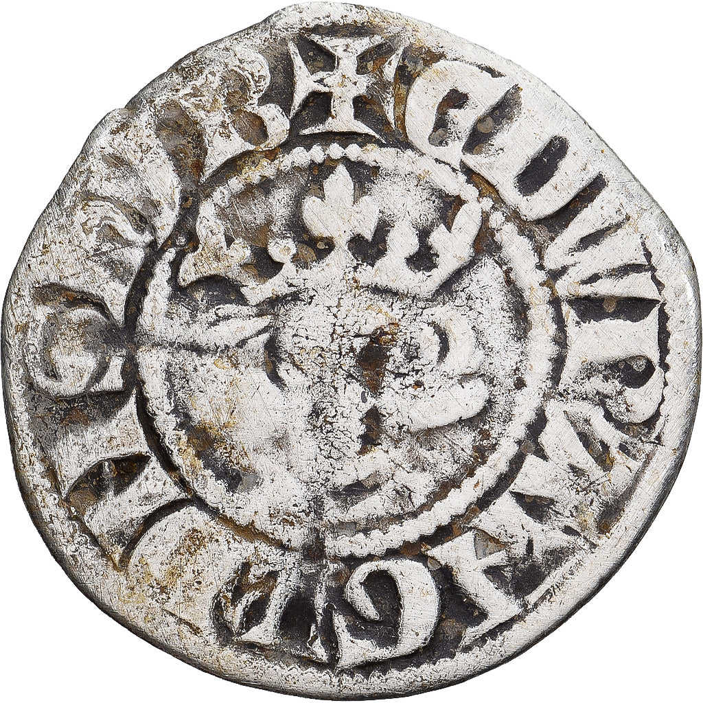 Monnaie, Grande-Bretagne, Edward I, II, III, Penny, Canterbury, TB+, Argent