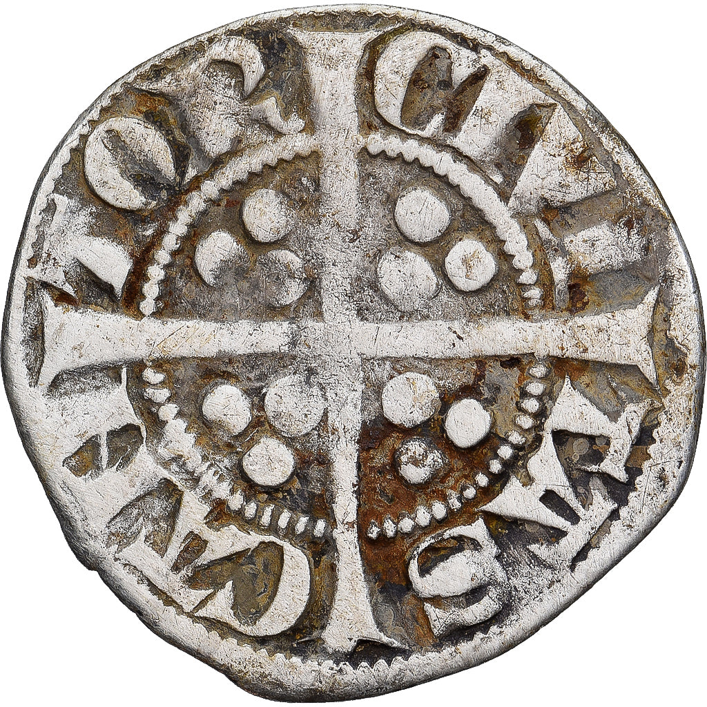 Monnaie, Grande-Bretagne, Edward I, II, III, Penny, Canterbury, TB+, Argent