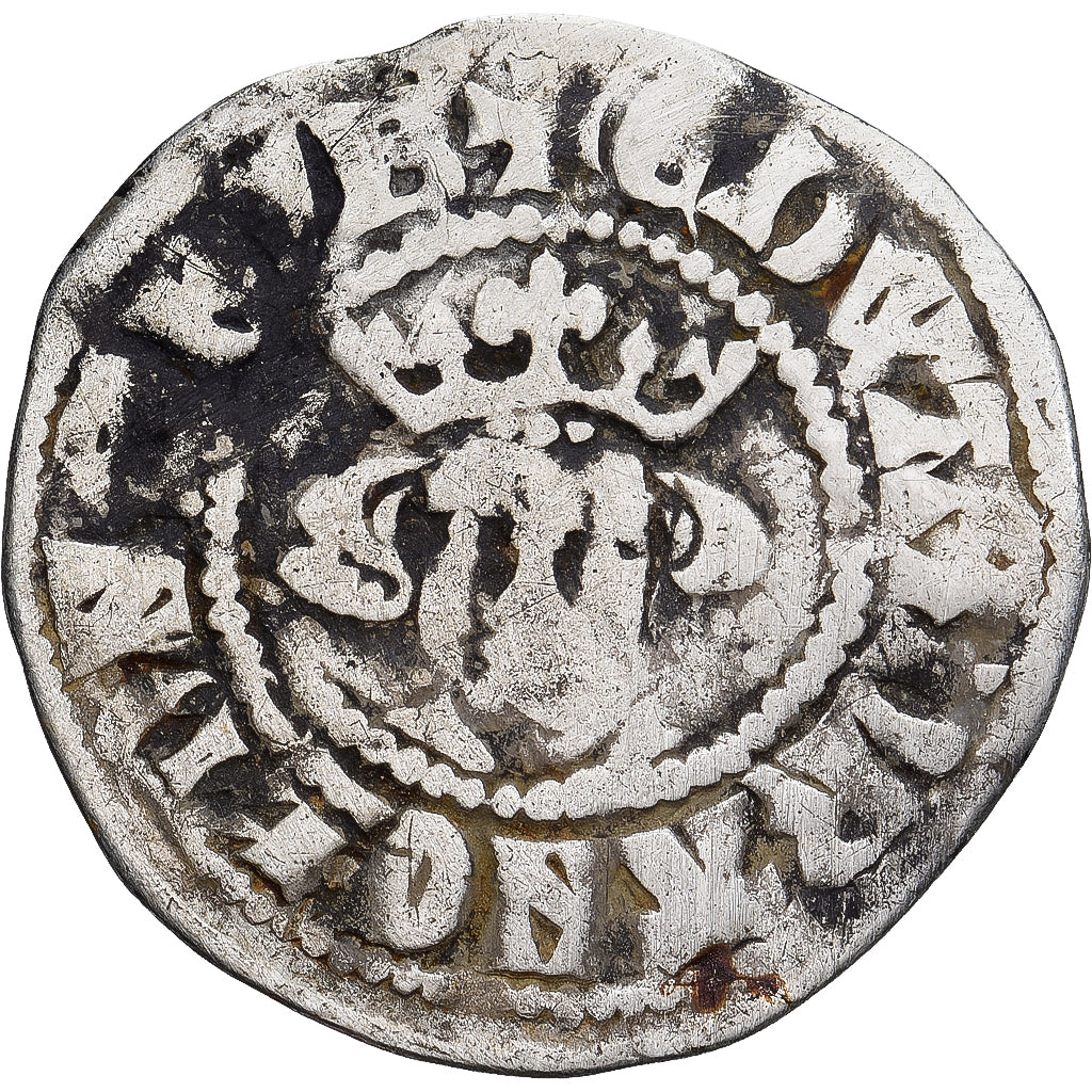 Coin, Great Britain, Edward I, II, III, Penny, Canterbury, VF(30-35), Silver