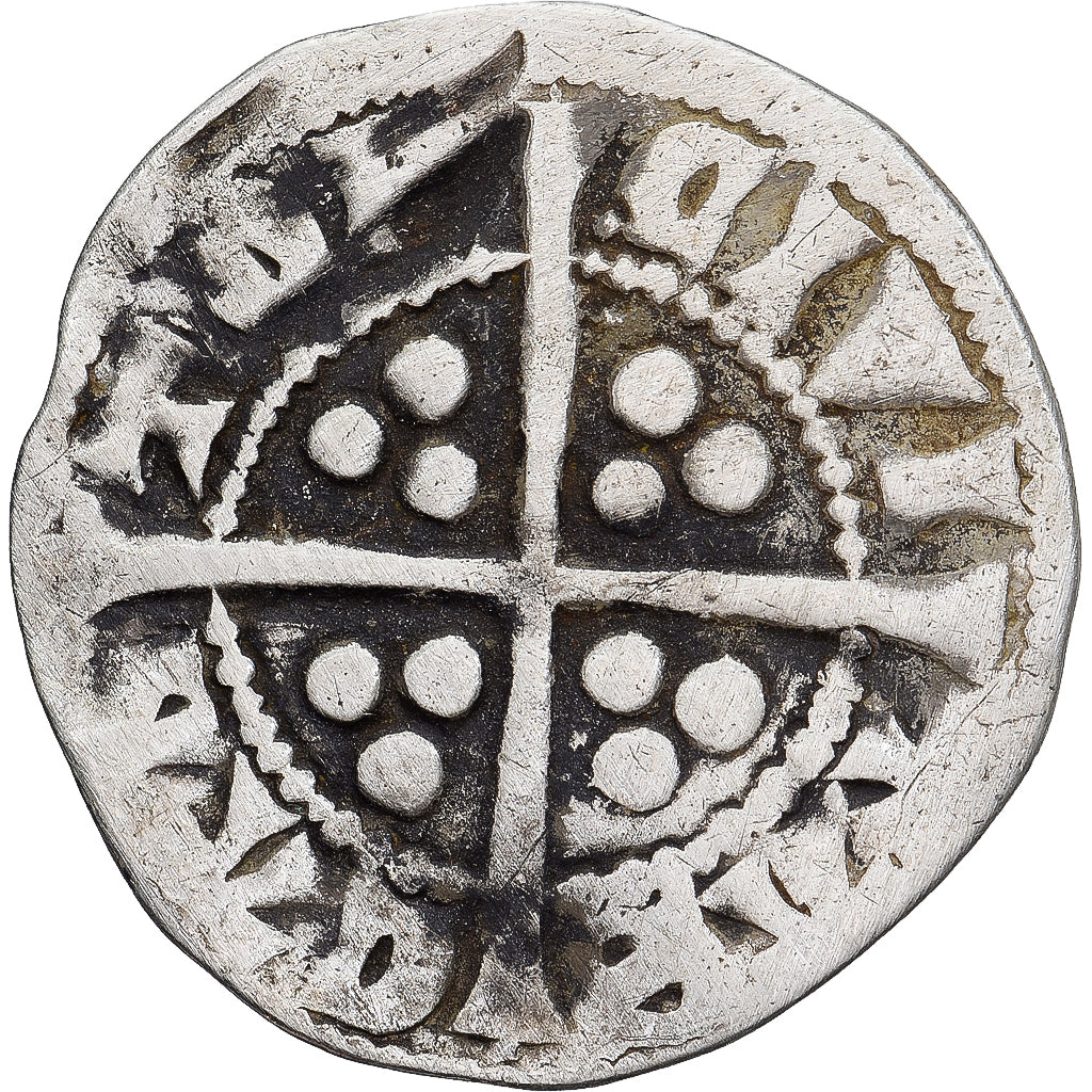 Coin, Great Britain, Edward I, II, III, Penny, Canterbury, VF(30-35), Silver