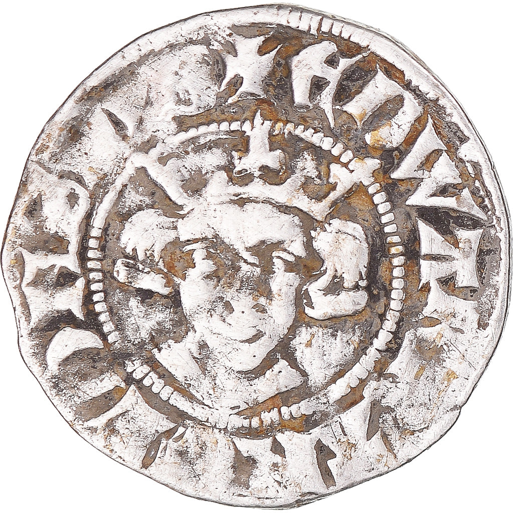 Coin, Great Britain, Edward I, II, III, Penny, Canterbury, VF(30-35), Silver