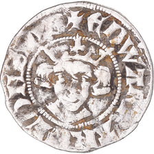 Coin, Great Britain, Edward I, II, III, Penny, Canterbury, VF(30-35), Silver