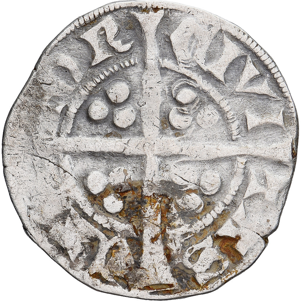Coin, Great Britain, Edward I, II, III, Penny, Canterbury, VF(30-35), Silver