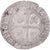 Moeda, França, Charles VI, Blanc Guénar, 1389-1422, Angers, 2nd Emission