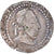 Moneta, Francia, Henri III, 1/4 Franc au col plat, Rouen, MB, Argento
