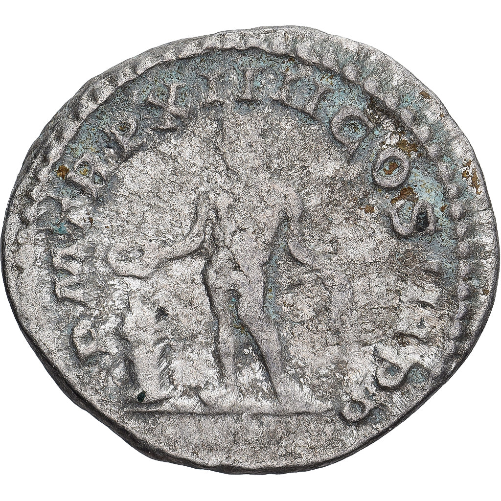 Moneda, Septimius Severus, Denarius, 206, Rome, MBC, Plata, RIC:201