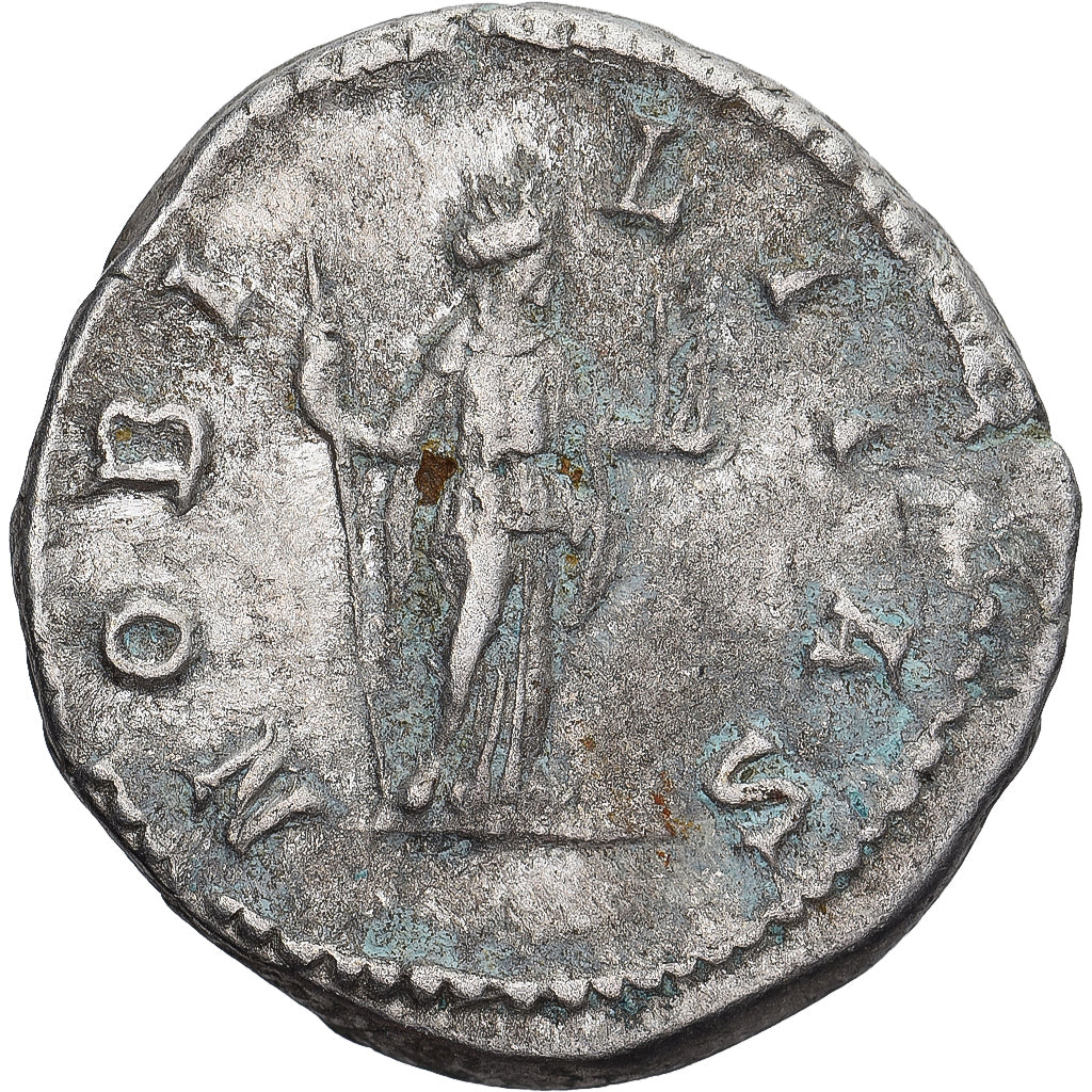 Moneda, Geta, Denarius, 200-202, Rome, BC+, Plata, RIC:13a