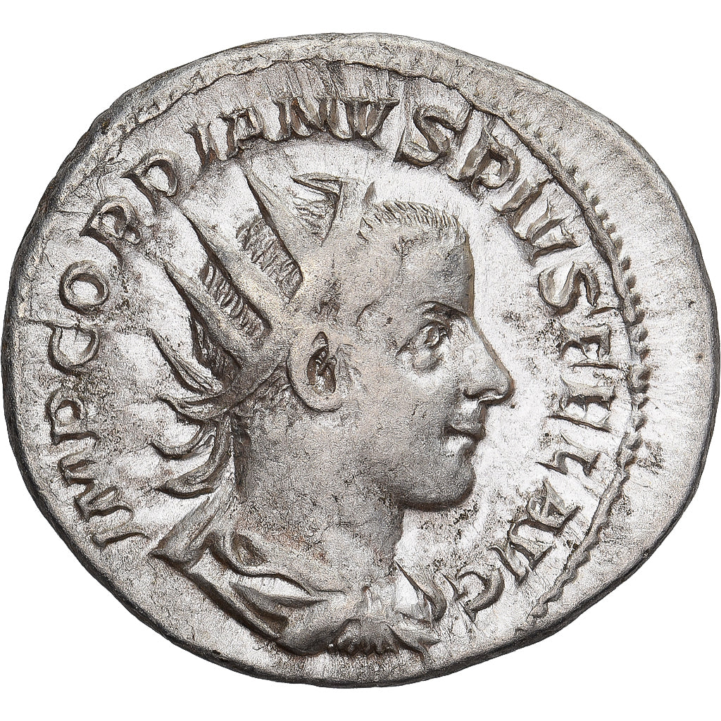 Coin, Gordian III, Antoninianus, 243, Rome, AU(55-58), Billon, RIC:90