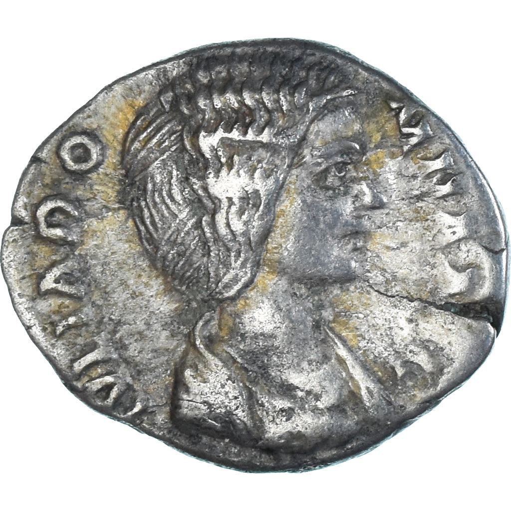 Moeda, Julia Domna, Denarius, 193-196, Rome, EF(40-45), Prata, RIC:538