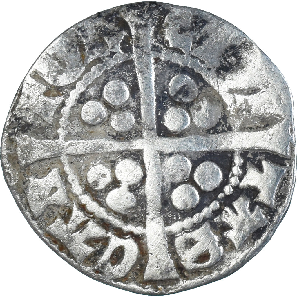 Coin, Great Britain, Edward I, II, III, Penny, Canterbury, VF(20-25), Silver