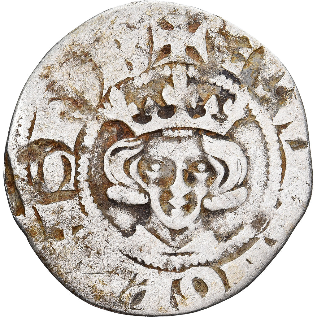 Coin, Great Britain, Edward I, II, III, Penny, Canterbury, EF(40-45), Silver