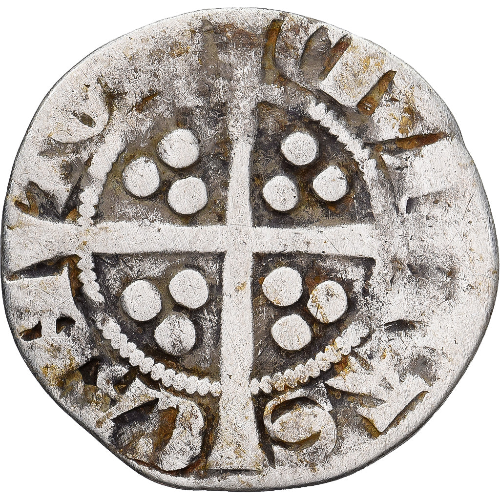 Coin, Great Britain, Edward I, II, III, Penny, Canterbury, EF(40-45), Silver