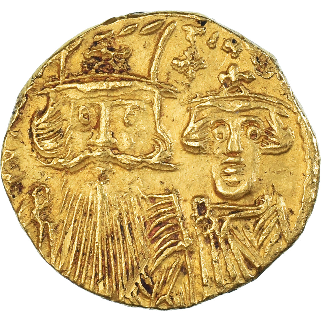 Constans II, Constantin IV, Héraclius et Tibère, Solidus, 659-668