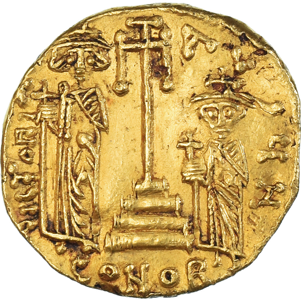 Constans II, Constantin IV, Héraclius et Tibère, Solidus, 659-668
