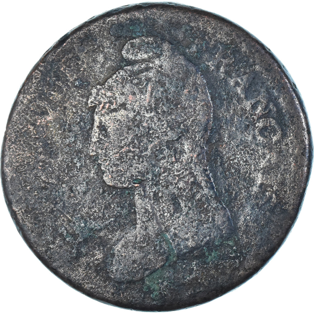 Moneta, Francja, Dupré, Decime, AN 5, Paris, Surfrappe du 2 Décimes