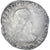 Moneta, Francia, Henri III, Teston, 1575, Nantes, MB, Argento, Gadoury:493