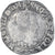 Moneta, Francia, Henri III, Franc au Col Plat, 1579, Bayonne, MB, Argento