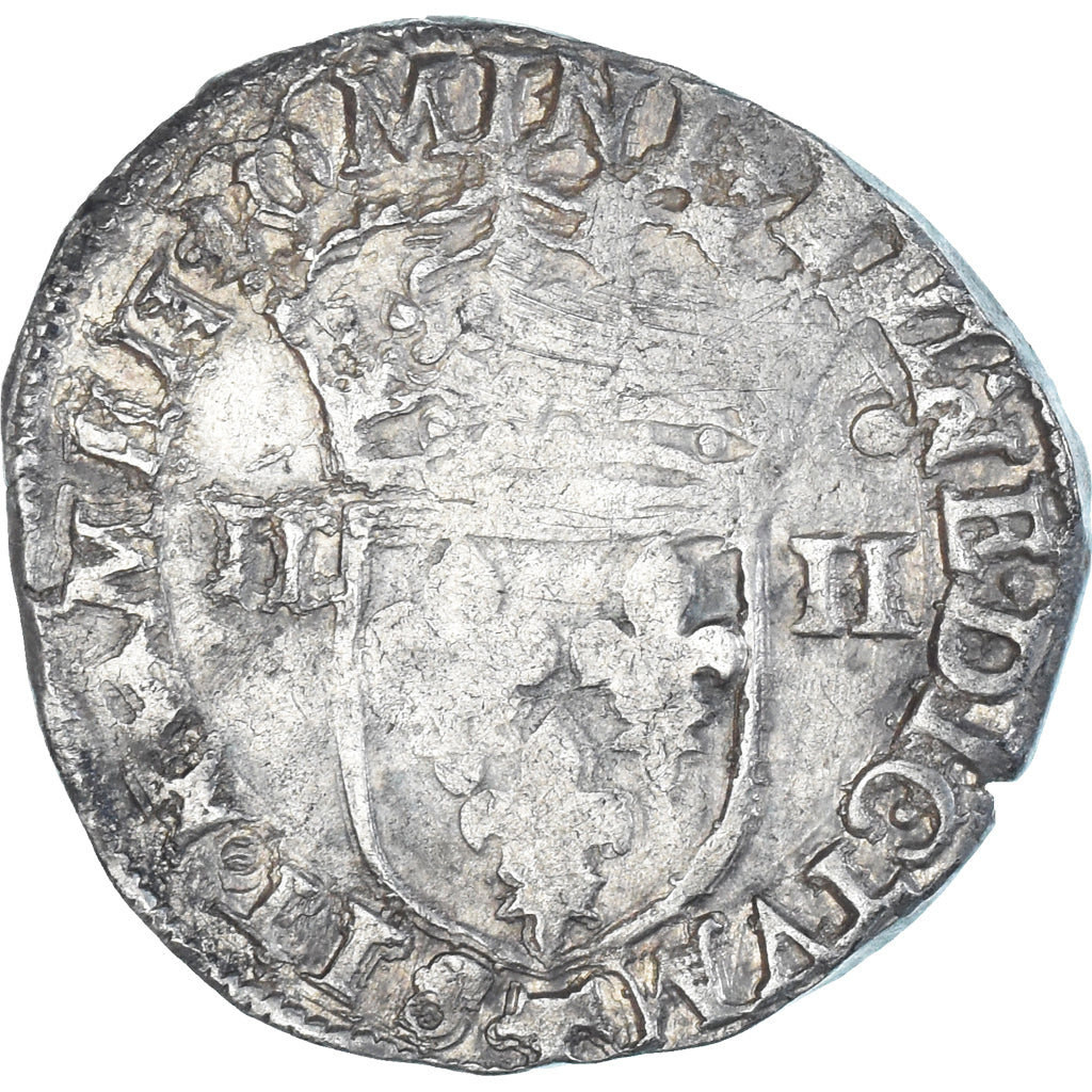 Moneta, Francja, Charles X, 1/4 Ecu, 1598, Nantes, VF(20-25), Srebro