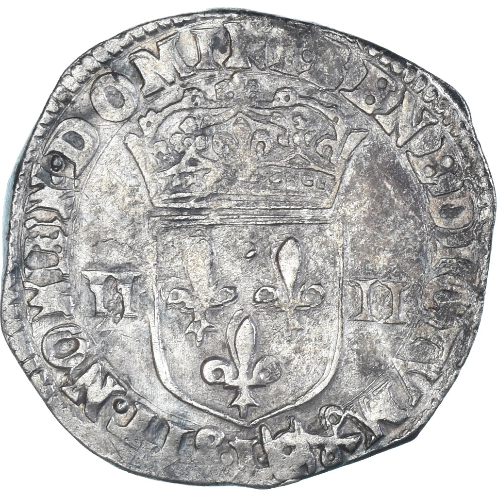 Münze, Frankreich, Henri IV, 1/4 Ecu, 1603, Bayonne, SS, Silber, Gadoury:597