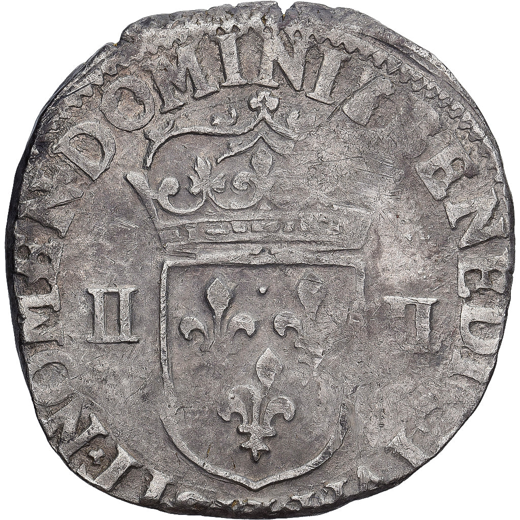 Moneta, Francja, Henri IV, 1/4 Ecu, 1603, Bordeaux, VF(30-35), Srebro