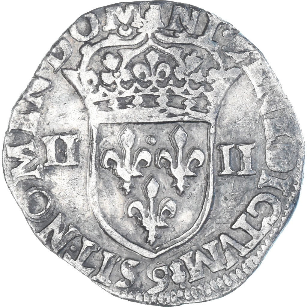 Coin, France, Henri IV, 1/4 Ecu, 1605, Rennes, EF(40-45), Silver, Gadoury:597