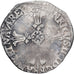 Moneda, Francia, Henri IV, 1/4 Ecu, 1605, Rennes, MBC, Plata, Gadoury:597