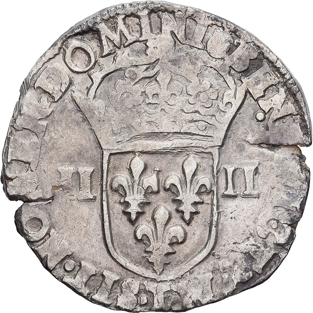Moneta, Francja, Henri IV, 1/4 Ecu, 1605, Nantes, EF(40-45), Srebro, Gadoury:597