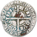 Moneda, Francia, Flanders, Louis II de Mâle, Gros, 1346-1384, BC+, Plata