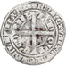 Moneda, Francia, Flanders, Louis II de Mâle, Gros, 1346-1384, BC+, Plata