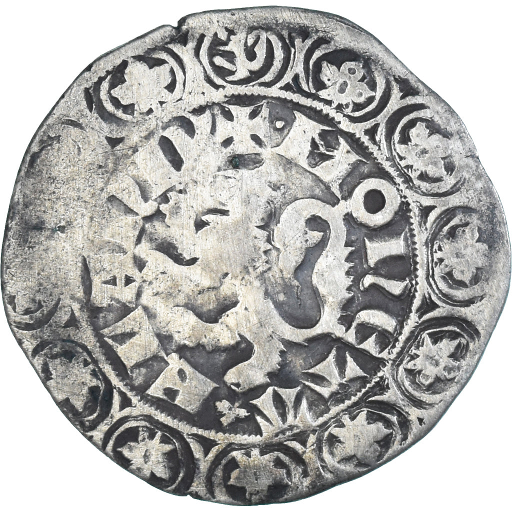Münze, Frankreich, Flanders, Louis II de Mâle, Gros, 1346-1384, S+, Silber