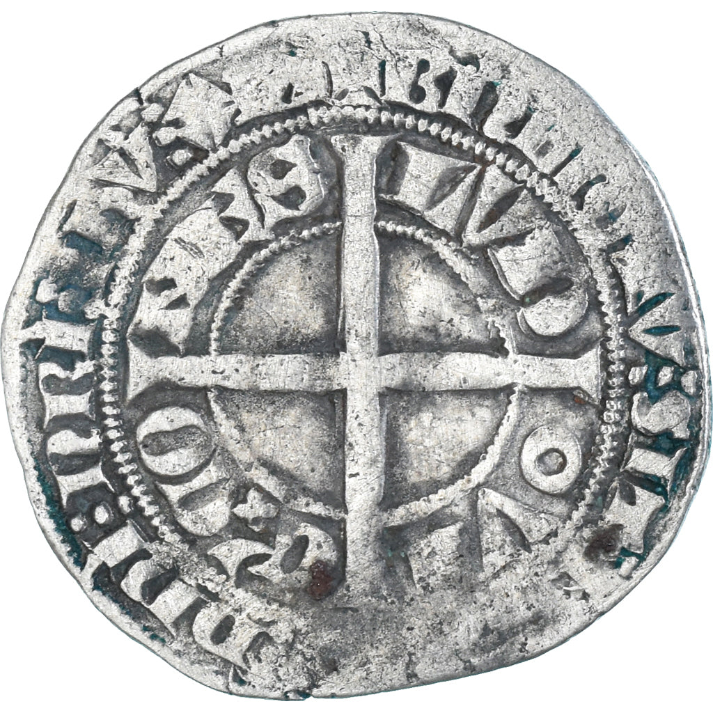 Münze, Frankreich, Flanders, Louis II de Mâle, Gros, 1346-1384, S, Silber