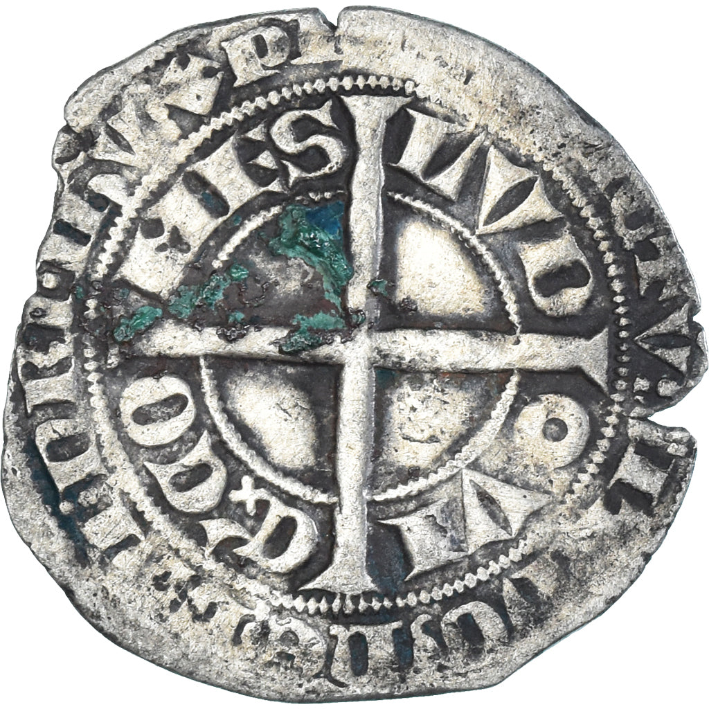 Münze, Frankreich, Flanders, Louis II de Mâle, Gros, 1346-1384, S, Silber