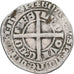 Moneda, Francia, Flanders, Louis II de Mâle, Gros, 1346-1384, BC+, Plata