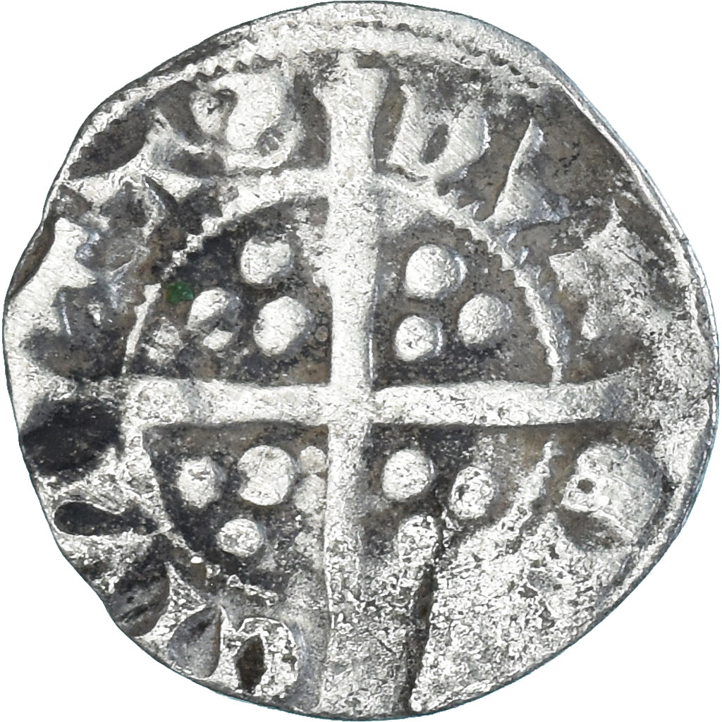 Coin, Great Britain, Edward I, II, III, Penny, Durham, VF(20-25), Silver
