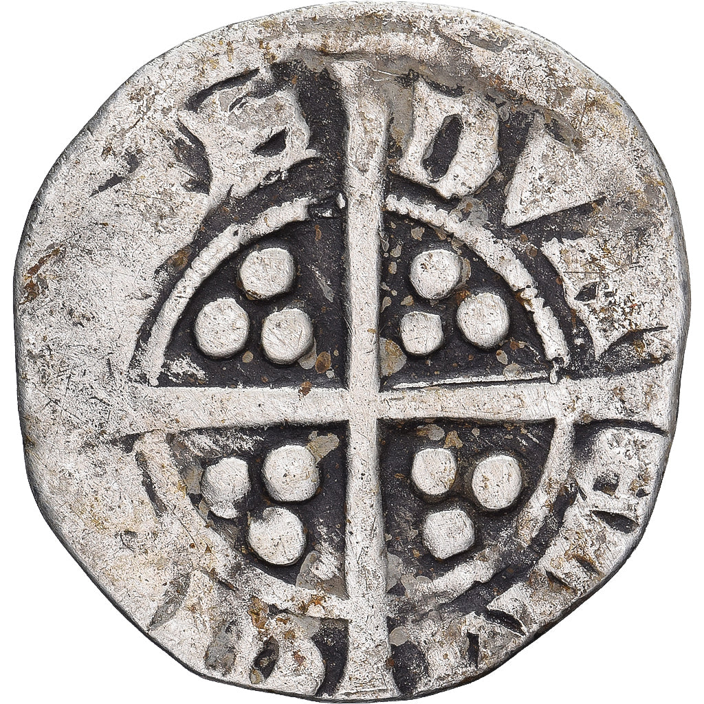Coin, Great Britain, Edward I, II, III, Penny, Durham, VF(30-35), Silver