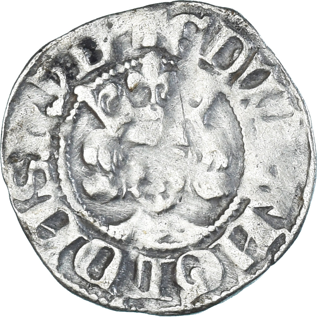 Moeda, Grã-Bretanha, Edward I, II, III, Penny, Durham, VF(30-35), Prata