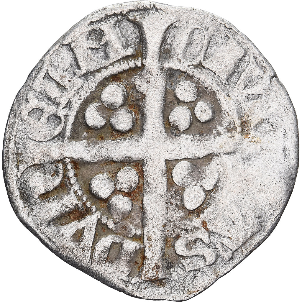 Munten, Groot Bretagne, Edward I, II, III, Penny, Durham, FR+, Zilver