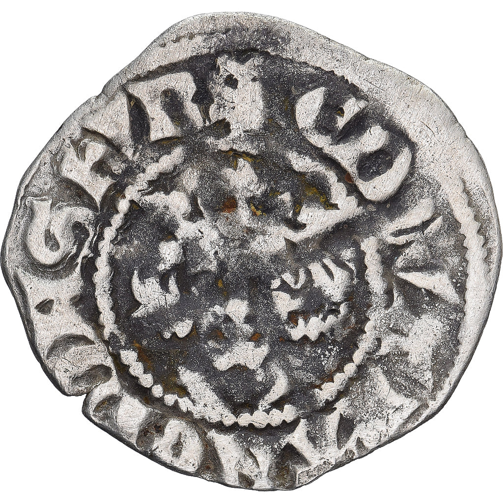 Moeda, Grã-Bretanha, Edward I, II, III, Penny, Durham, VF(30-35), Prata